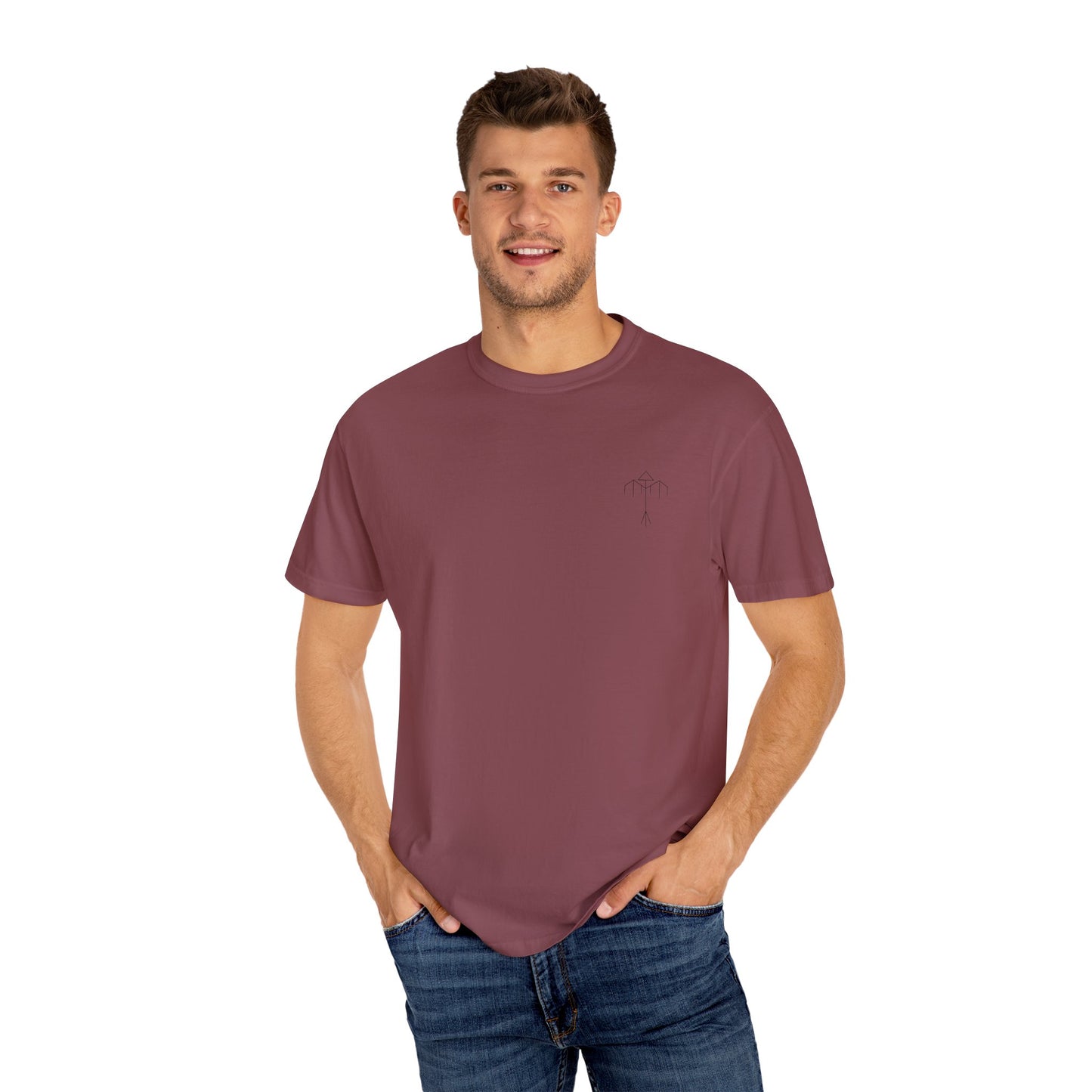 Samurai Unisex Garment-Dyed Graphic T-Shirt - Streetwear Vibe, Perfect for Anime Fans
