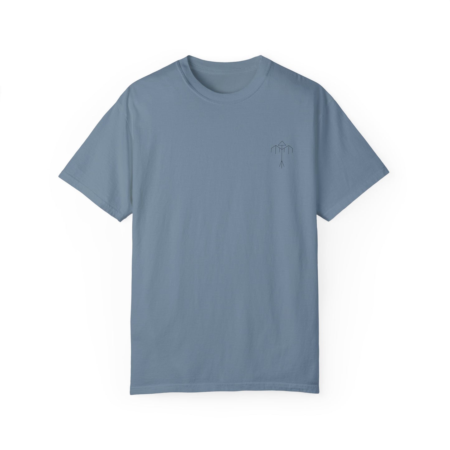 Samurai Unisex Garment-Dyed Graphic T-Shirt - Streetwear Vibe, Perfect for Anime Fans