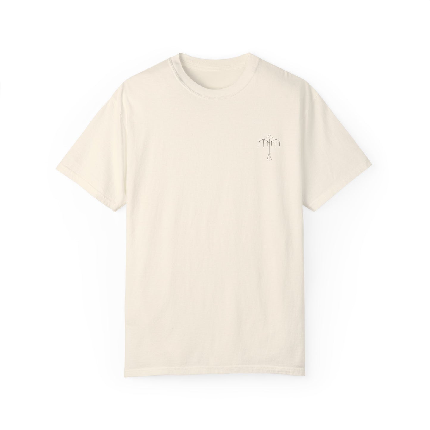 Samurai Unisex Garment-Dyed Graphic T-Shirt - Streetwear Vibe, Perfect for Anime Fans