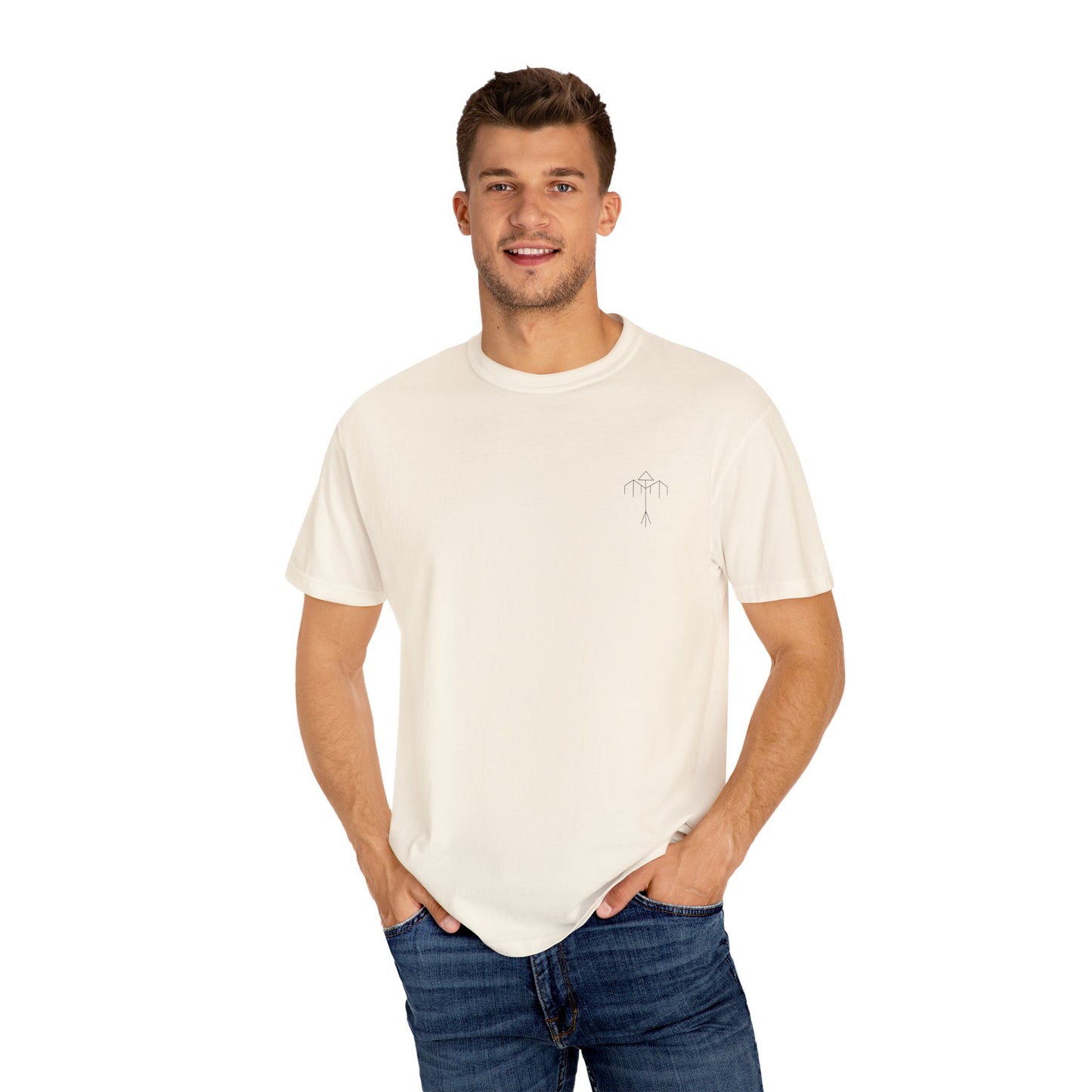 Samurai Unisex Garment-Dyed Graphic T-Shirt - Streetwear Vibe, Perfect for Anime Fans