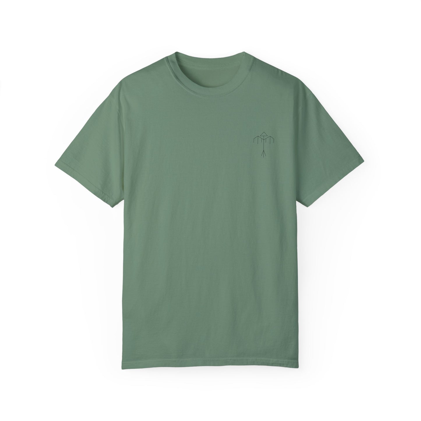 Samurai Unisex Garment-Dyed Graphic T-Shirt - Streetwear Vibe, Perfect for Anime Fans