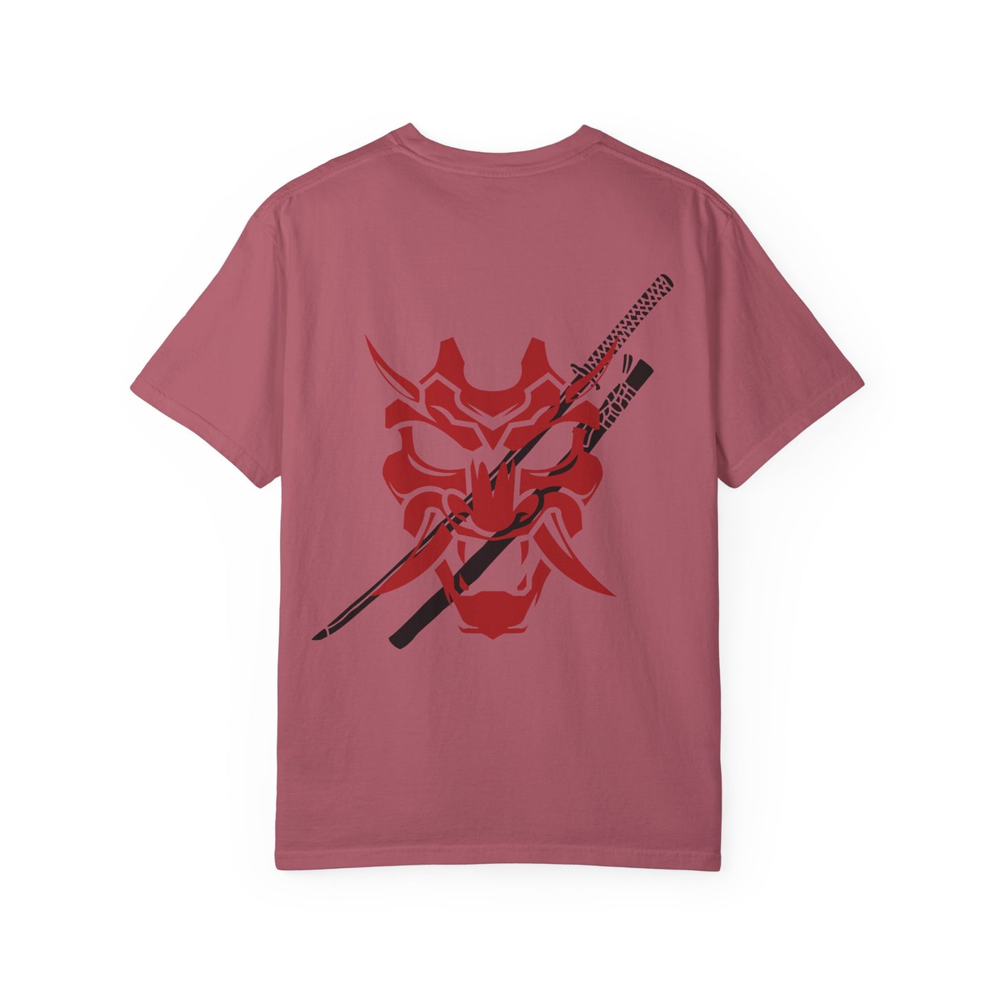 Samurai Unisex Garment-Dyed Graphic T-Shirt - Streetwear Vibe, Perfect for Anime Fans