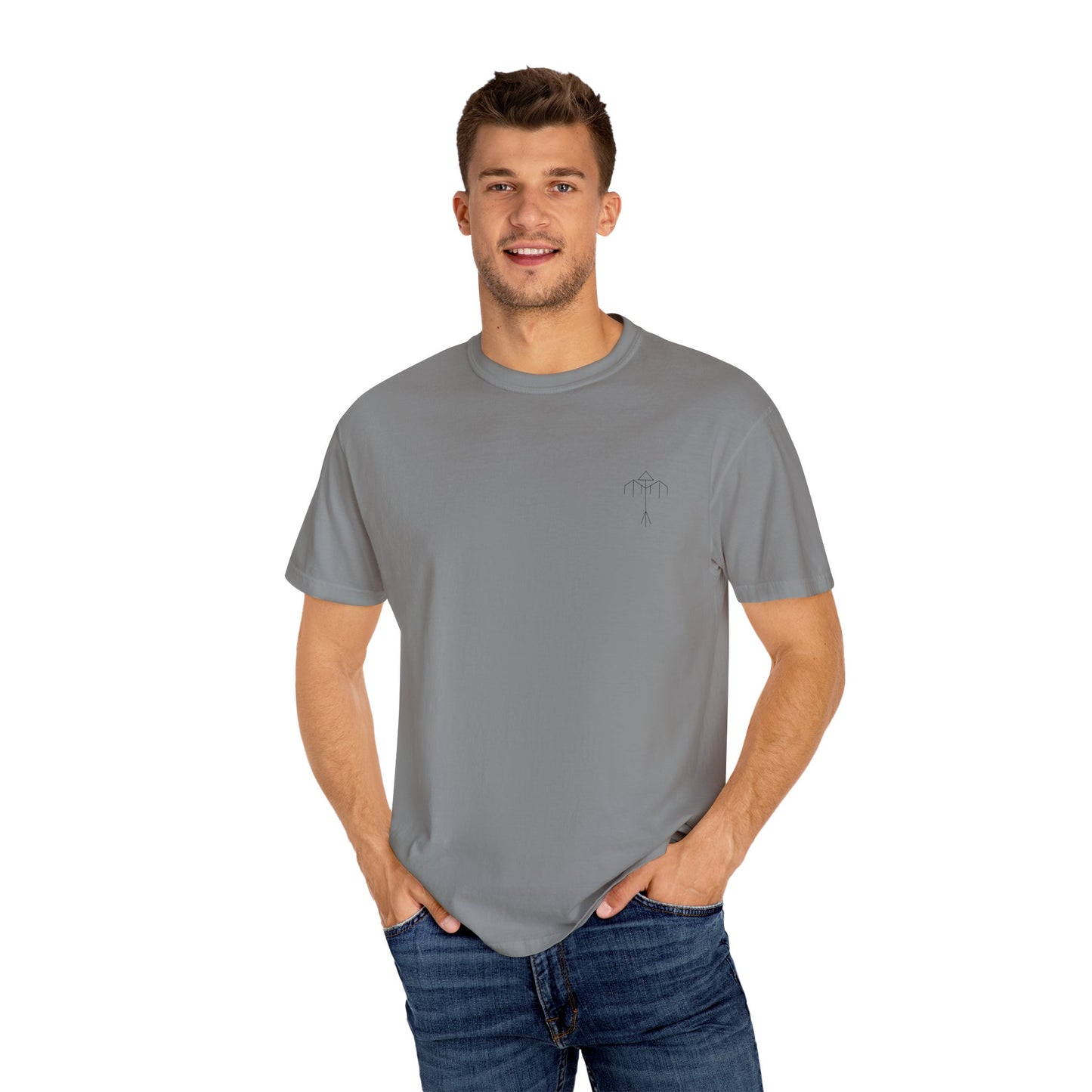 Samurai Unisex Garment-Dyed Graphic T-Shirt - Streetwear Vibe, Perfect for Anime Fans