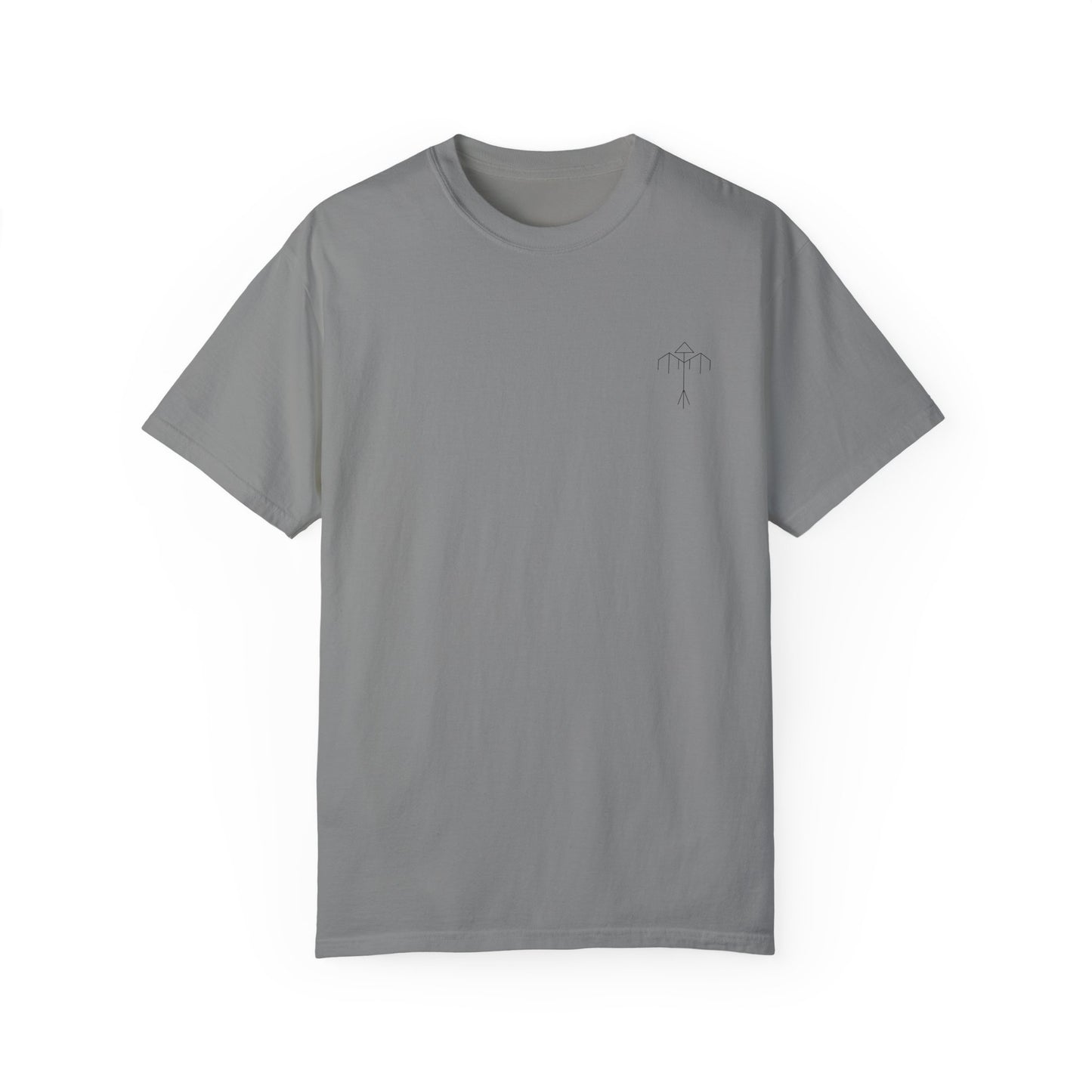 Samurai Unisex Garment-Dyed Graphic T-Shirt - Streetwear Vibe, Perfect for Anime Fans