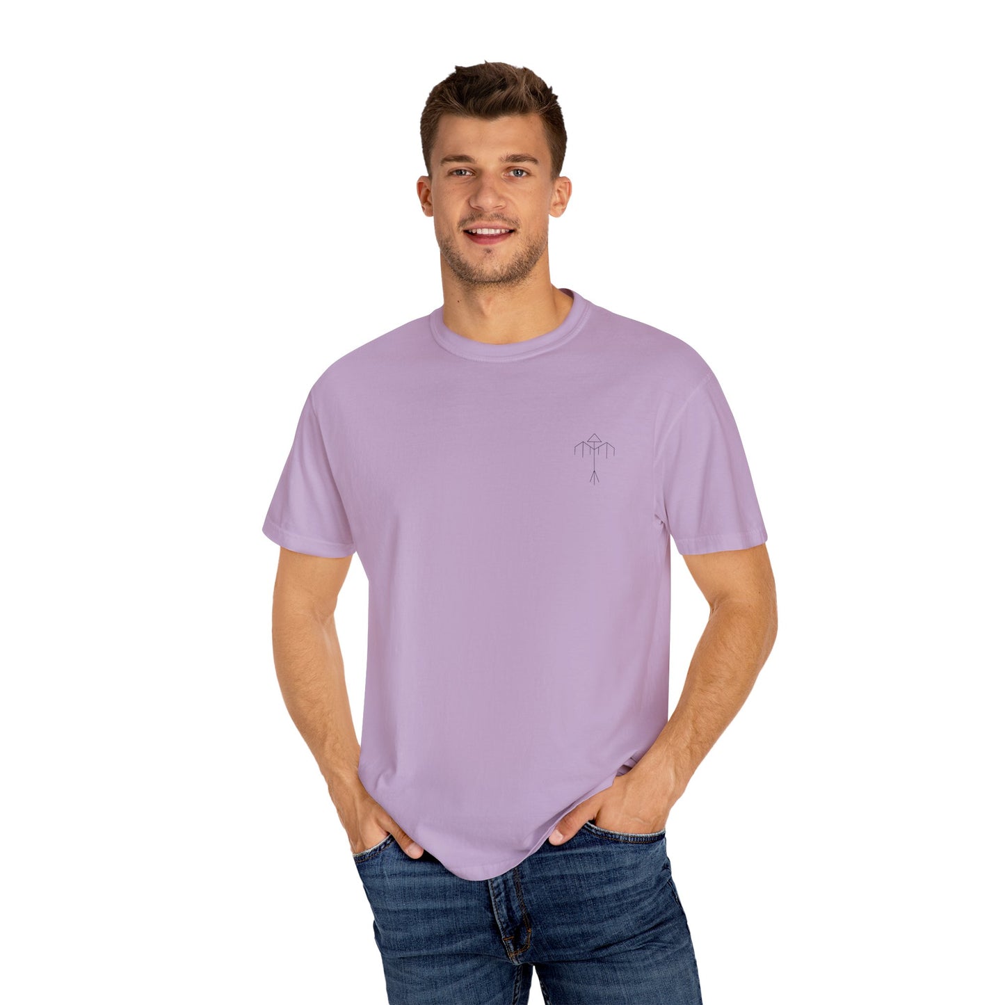 Samurai Unisex Garment-Dyed Graphic T-Shirt - Streetwear Vibe, Perfect for Anime Fans