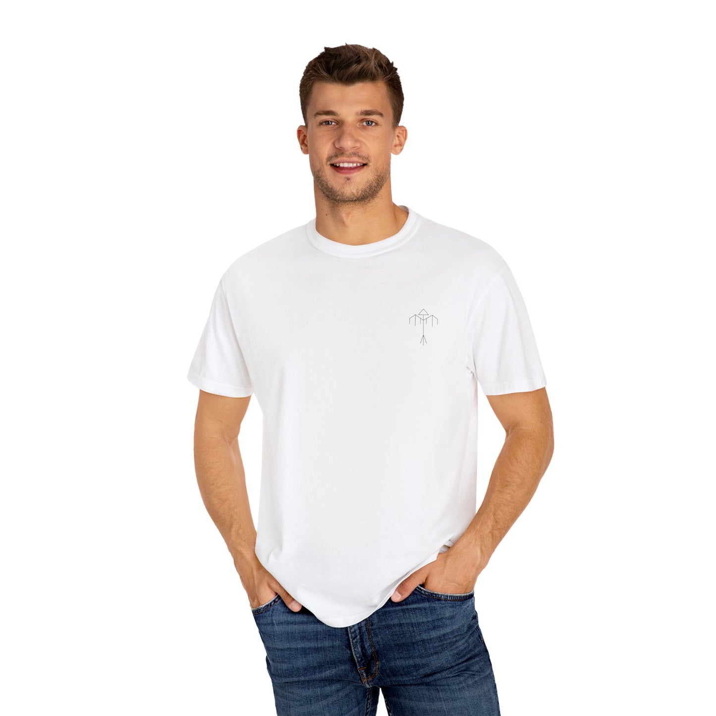 Samurai Unisex Garment-Dyed Graphic T-Shirt - Streetwear Vibe, Perfect for Anime Fans