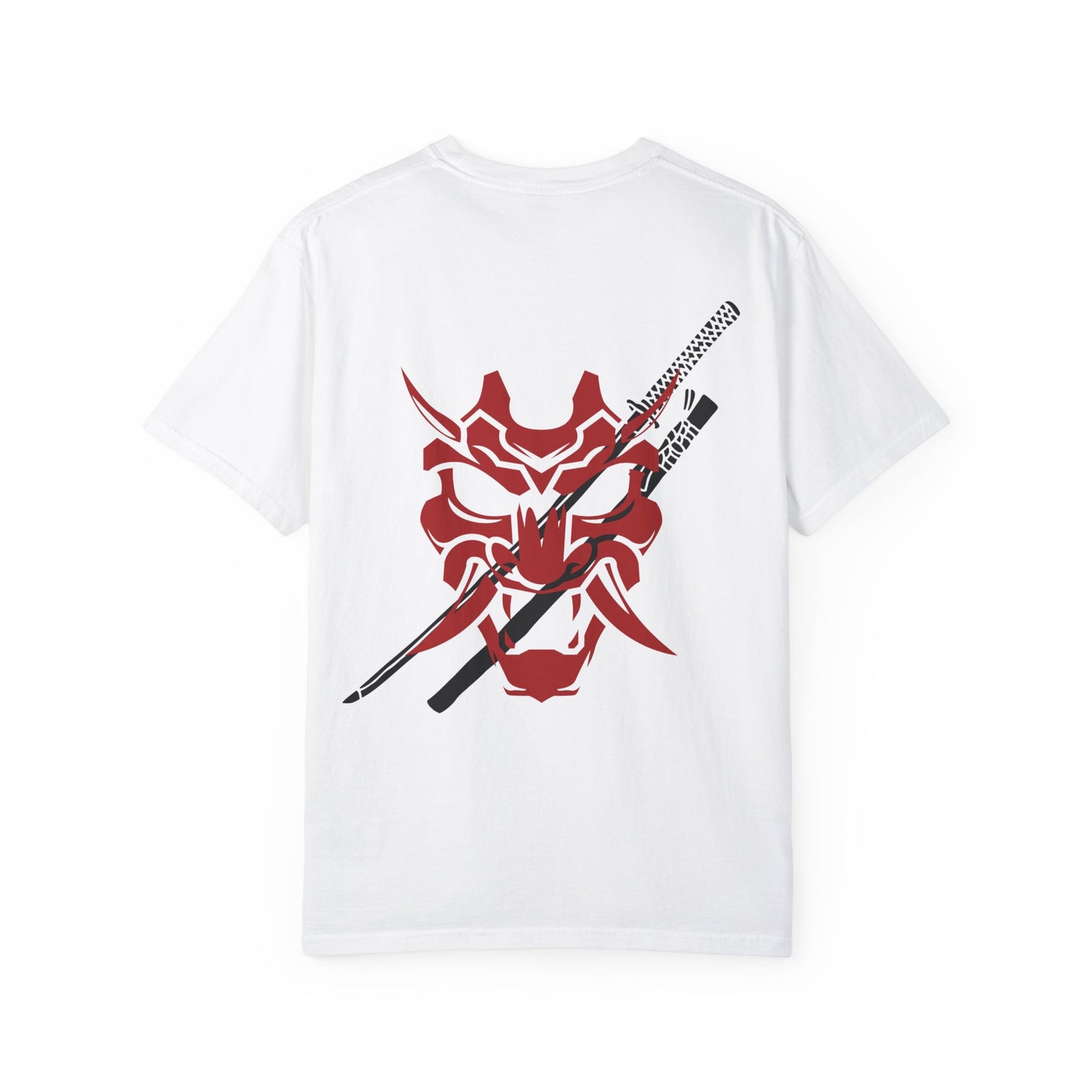 Samurai Unisex Garment-Dyed Graphic T-Shirt - Streetwear Vibe, Perfect for Anime Fans