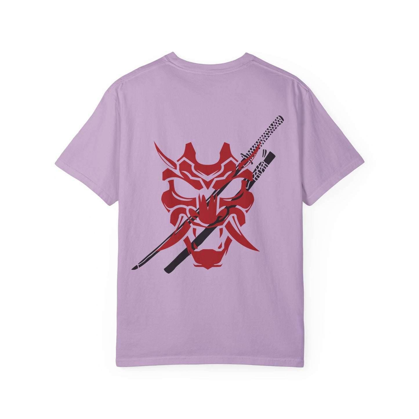 Samurai Unisex Garment-Dyed Graphic T-Shirt - Streetwear Vibe, Perfect for Anime Fans