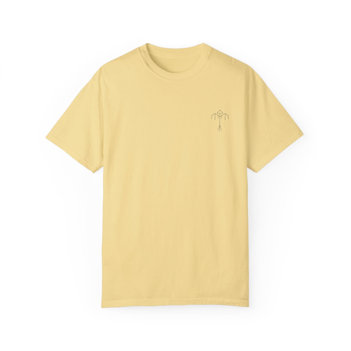 Samurai Unisex Garment-Dyed Graphic T-Shirt - Streetwear Vibe, Perfect for Anime Fans