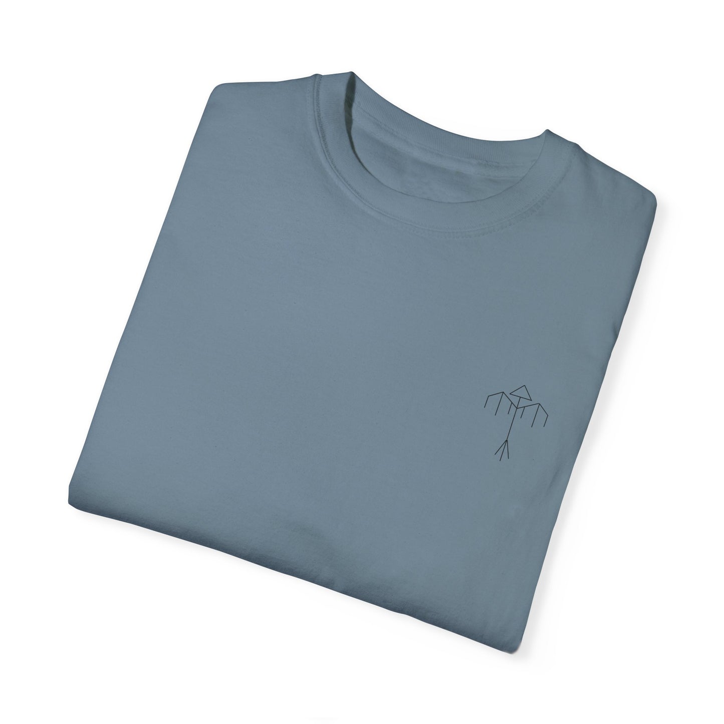 Samurai Unisex Garment-Dyed Graphic T-Shirt - Streetwear Vibe, Perfect for Anime Fans
