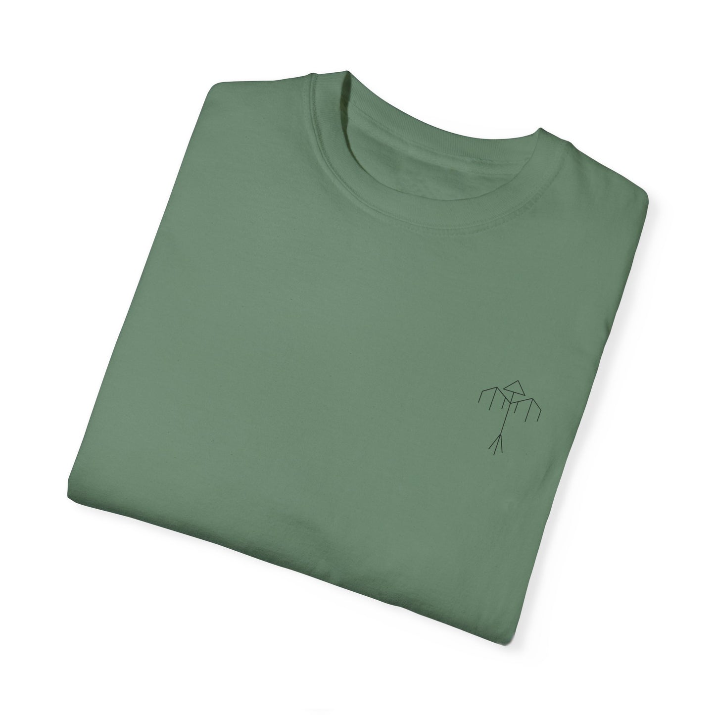 Samurai Unisex Garment-Dyed Graphic T-Shirt - Streetwear Vibe, Perfect for Anime Fans